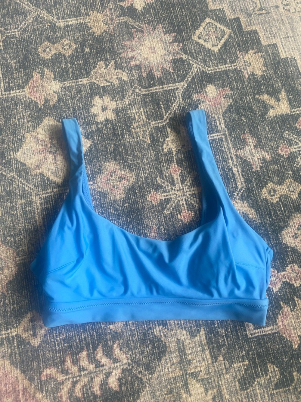 Aerie Blue Women’s Swim Top - Classic Scoop Bikini Top size small